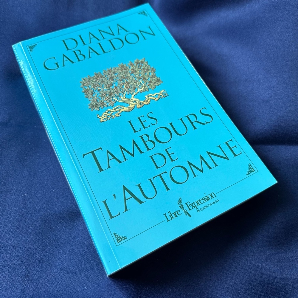 Blue DIANA GABALDON « Les tambours de l’automne » Book FRANCAIS